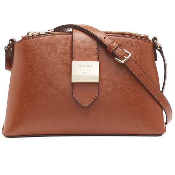 DKNY Layla Leather Crossbody NWT - Picture 2 of 5